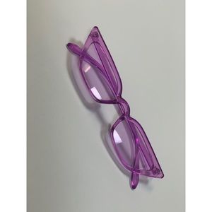 Purple Cat Eye Sunglasses